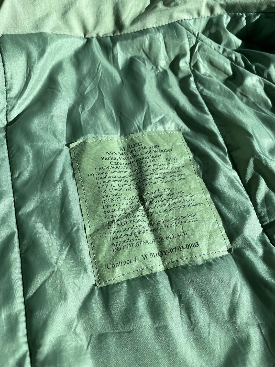 US ARMY 젠3 레벨7 프리마로프트 파카 상품이미지5