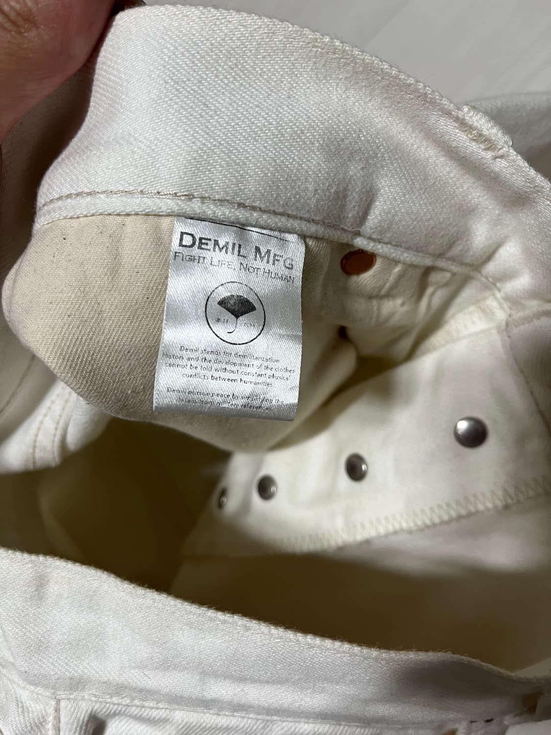 데밀 x 유니페어 Lot 164 셀비지 데님 팬츠 판매합니다. 상품이미지5