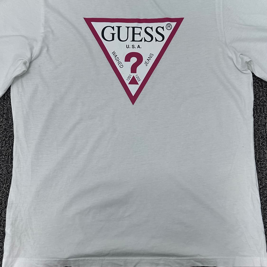 GUESS 게스 반팔티셔츠 화이트 95(M) 상품이미지7