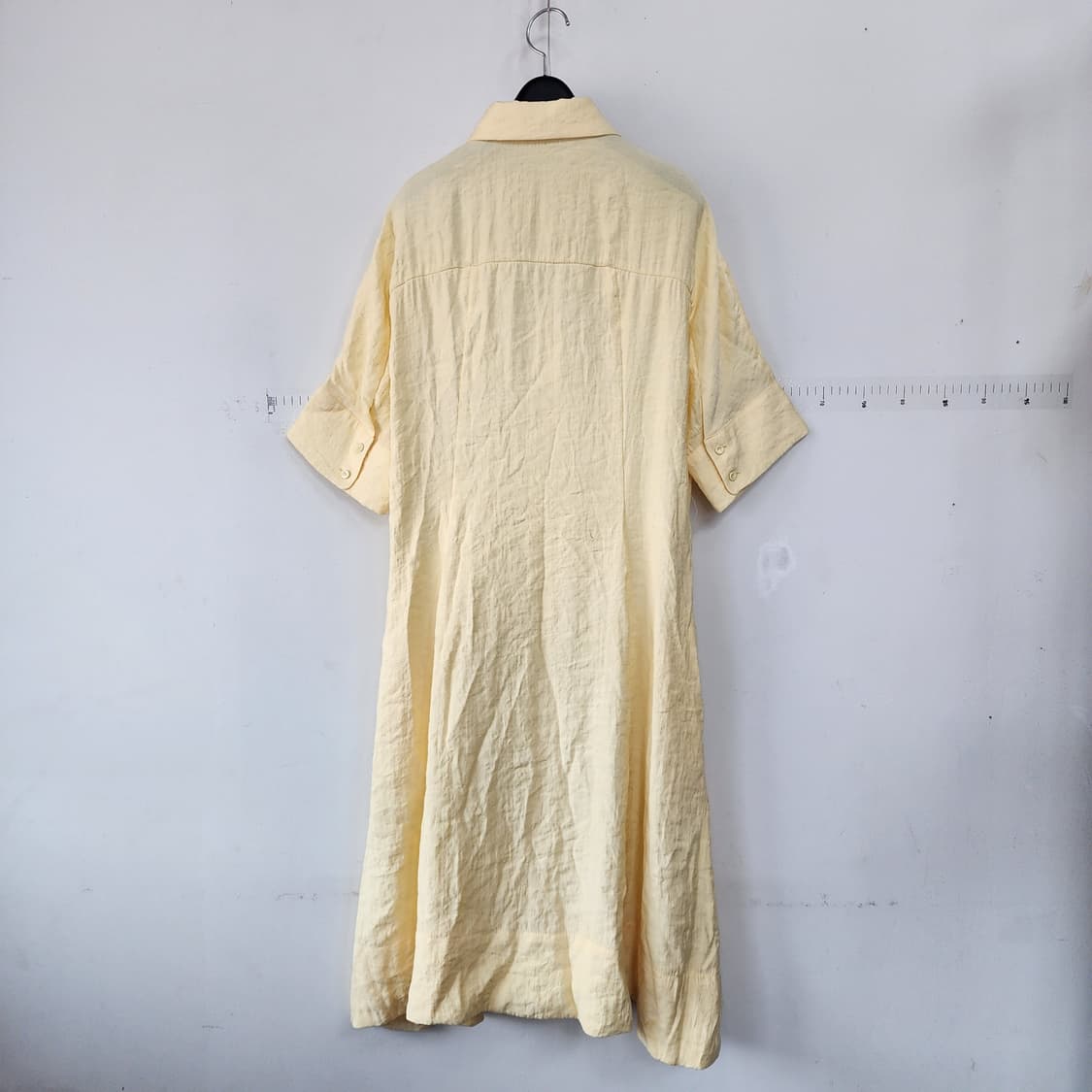 JW 제이슨우 옐로우 레이온 셔츠 원피스 상품이미지4