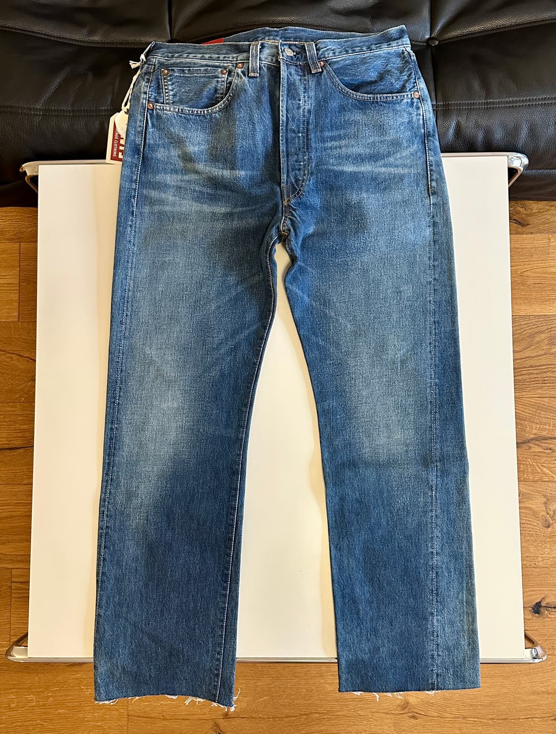 LVC 47501 일본 한정판 콘밀 화이트오크 셀비지 34-32 신품 상품이미지2