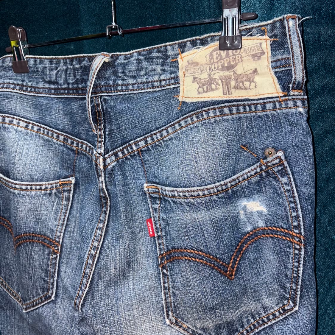 (33) 리바이스 쿠퍼 웨스턴 데님 워싱 팬츠 상품이미지5