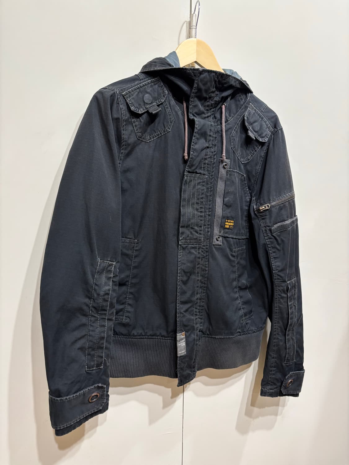 G-Star Raw 블랙 봄버 자켓 M 상품이미지3