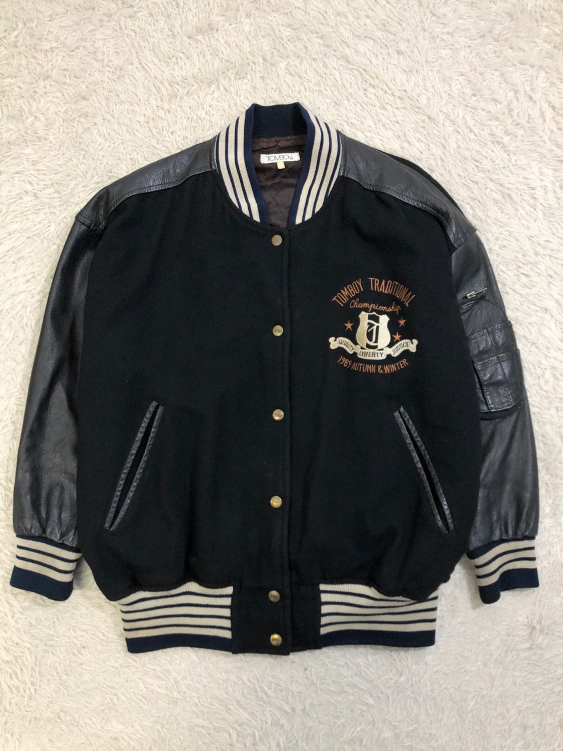 빈티지 올드스쿨 바시티 자켓/#2505 상품이미지1