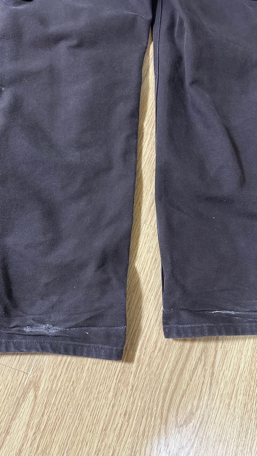 빈티지 칼하트 더블니 다크브라운 워크팬츠 32 상품이미지4