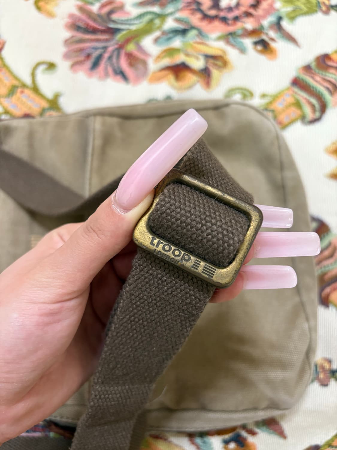 troop london 베이지 크로스백 상품이미지7