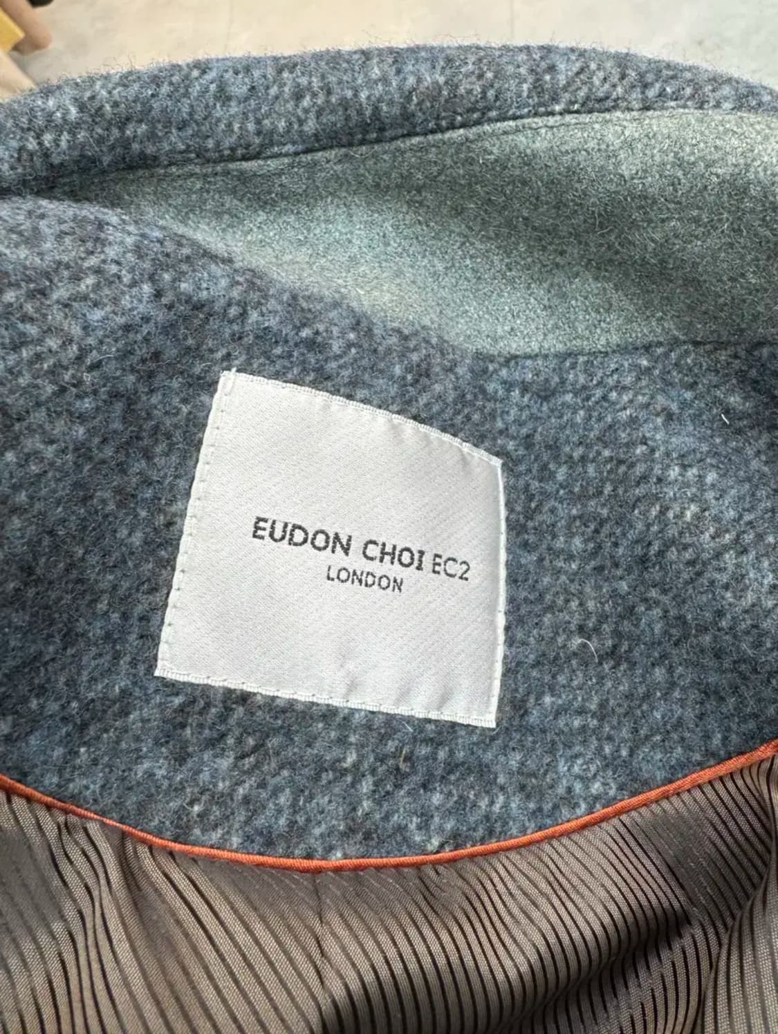 EUDON CHOI 유돈초이 울80 더블코트 상품이미지6