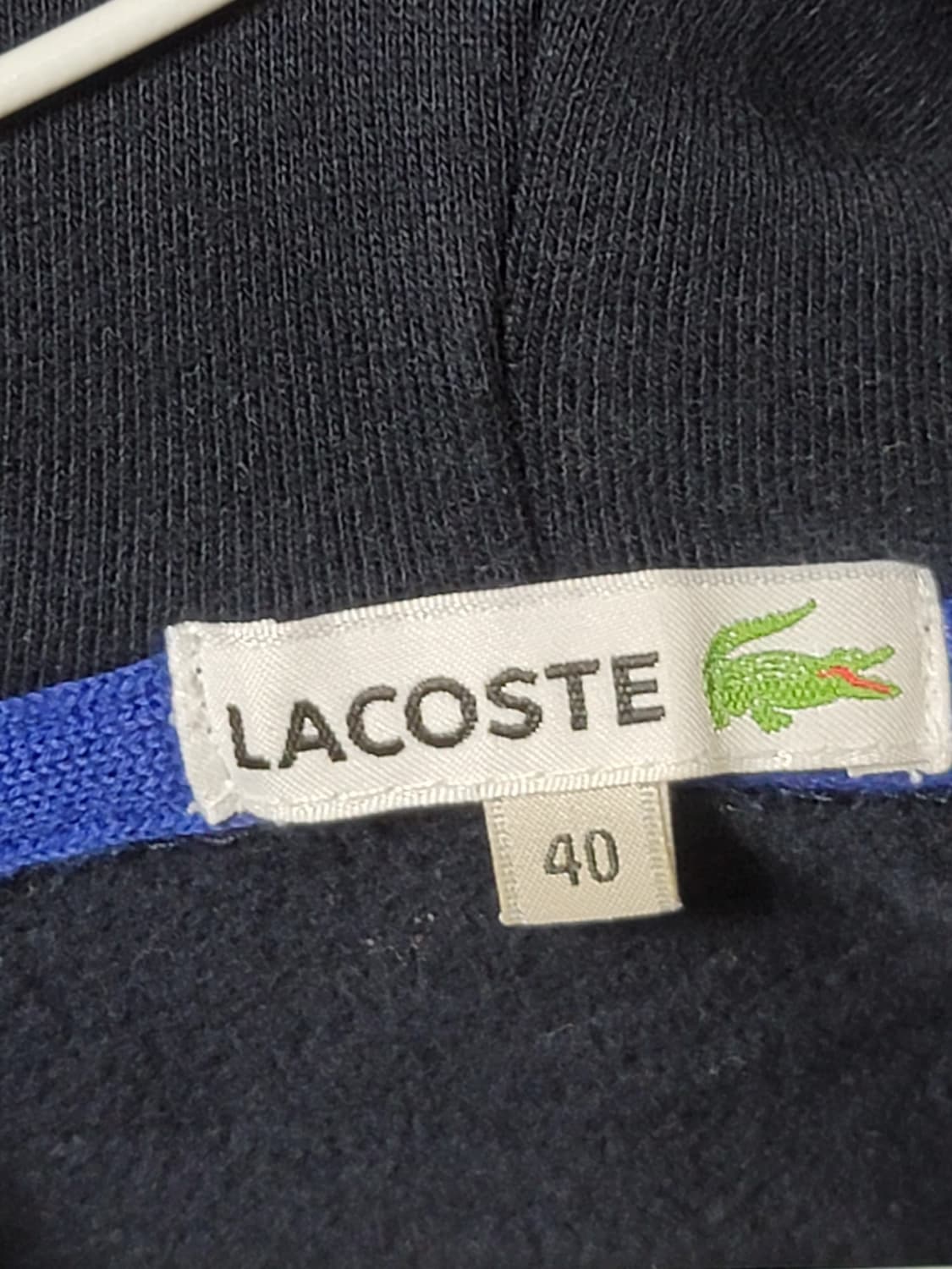 라코스테 네이비 하프집업 후드티 100 상품이미지5