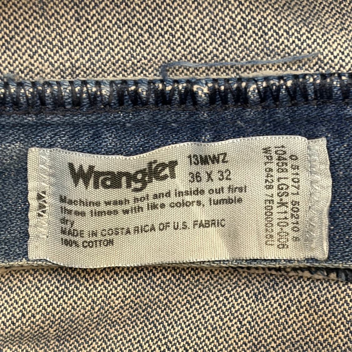 00s 미국 빈티지 랭글러 청바지 데님팬츠 상품이미지4