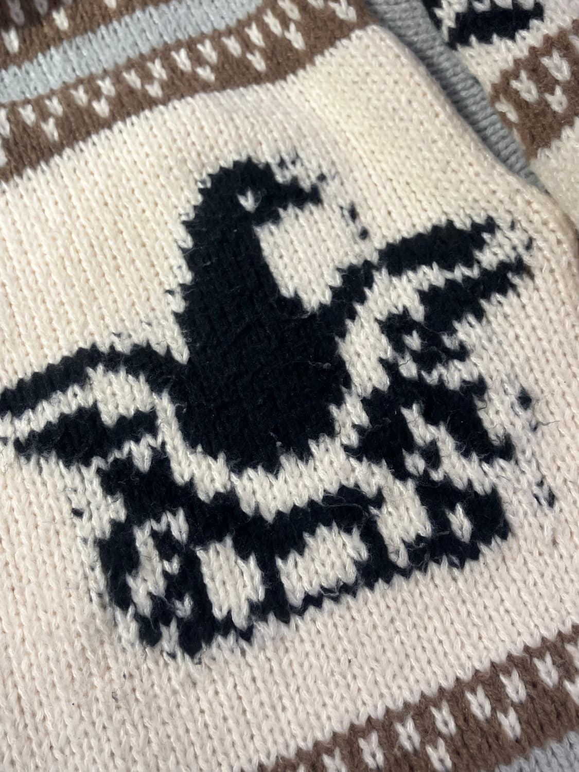 빈티지 무늬 니트 가디건   #csz2323 상품이미지4