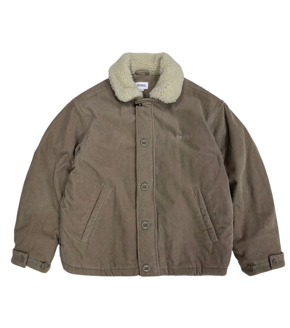 커버낫 코듀로이 기모 덱자켓 베이지 (M)  상품이미지1