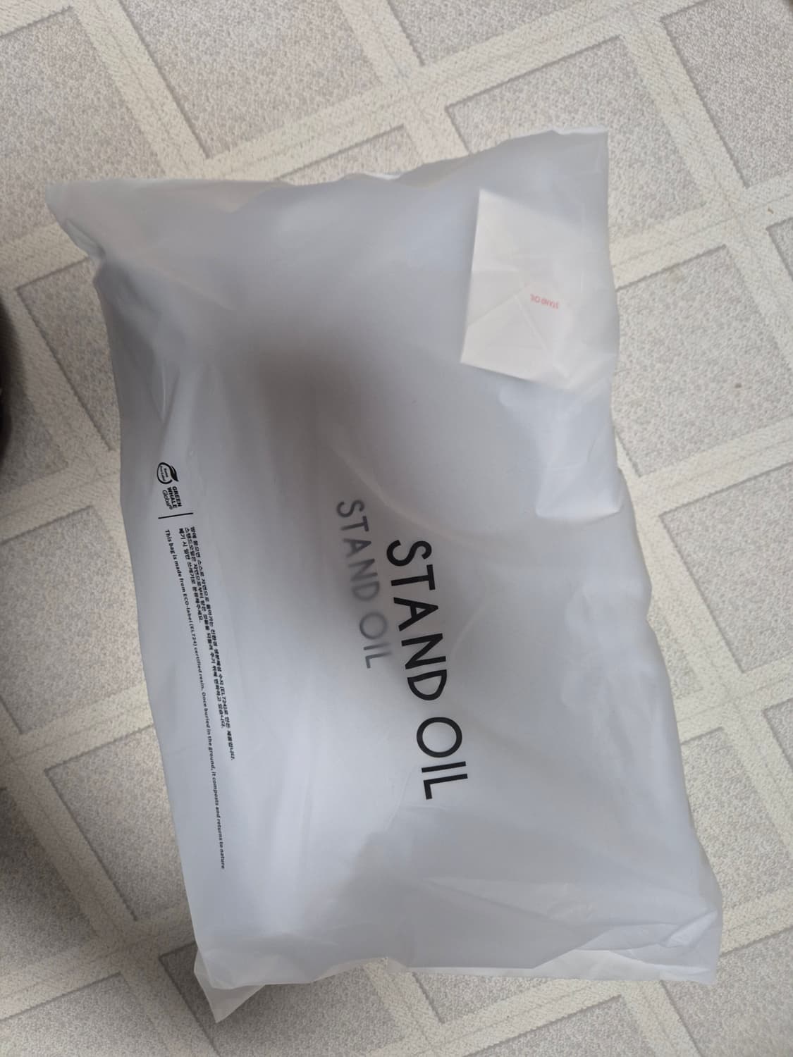 STAND OIL 스탠드오일 머쉬백 블랙 새상품 상품이미지2