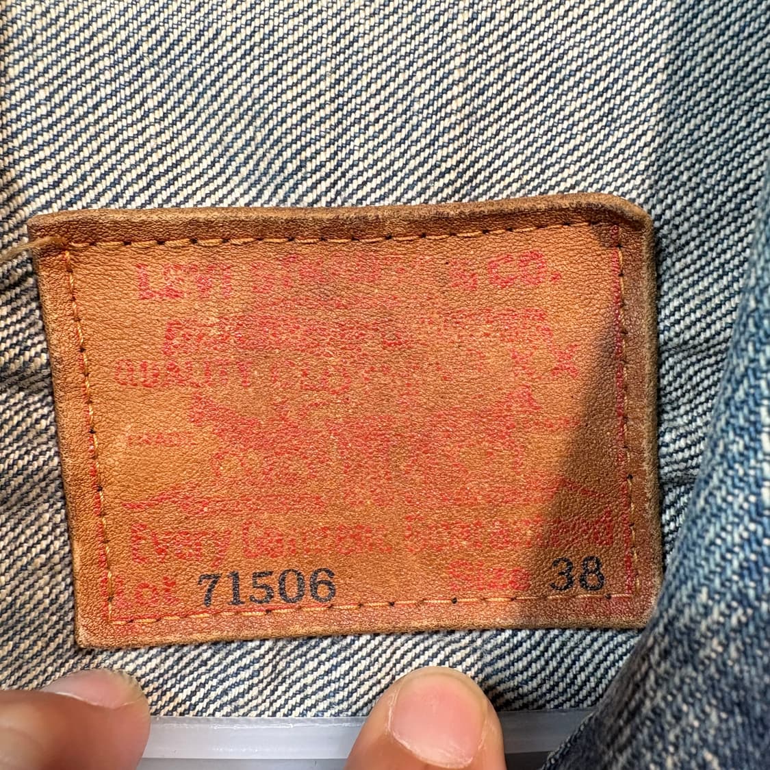 [38] LEVI's 리바이스 1세대 빅E 데님 자켓 상품이미지6