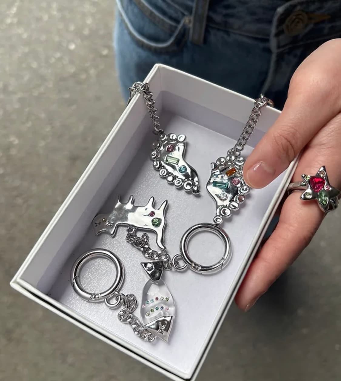[선물추천] 하트 실버 키링 Heart Keyring (Silver) 상품이미지5