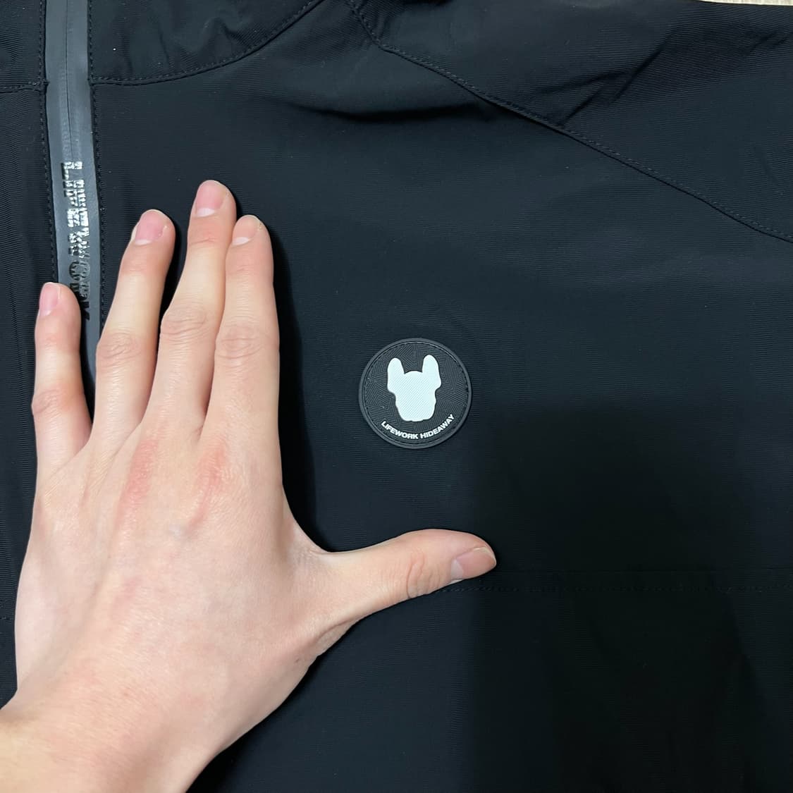 라이프워크 로고 와펜 풀오버 반팔 져지 M/95  상품이미지3