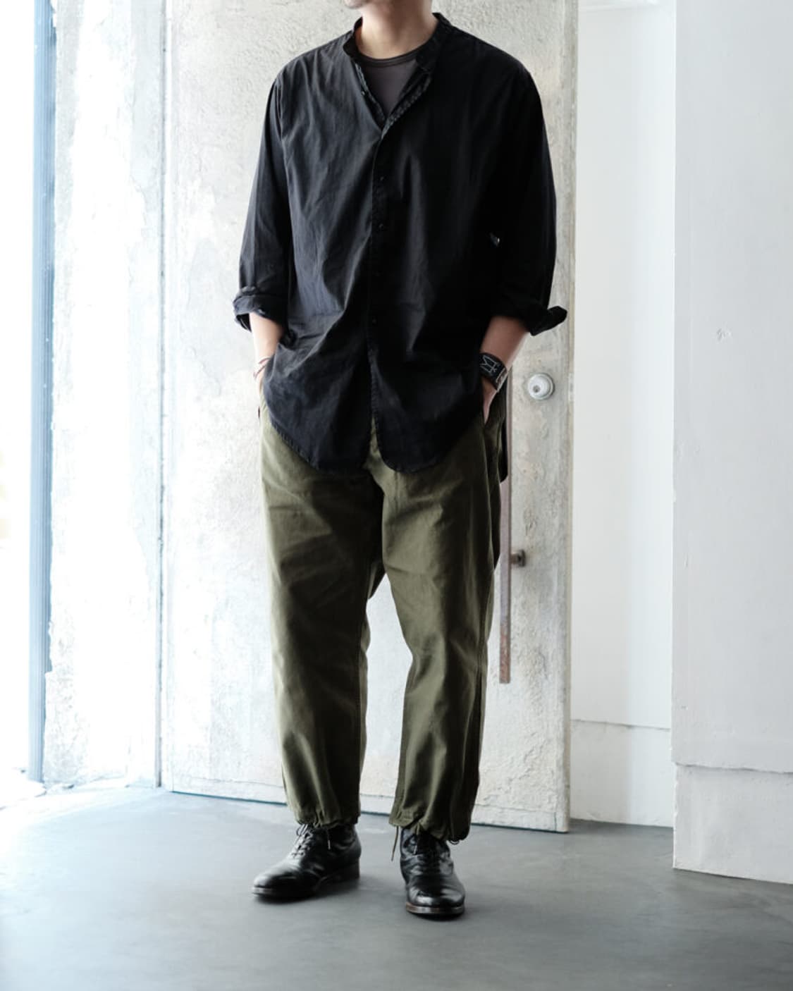 outil pantalon limoges olive 상품이미지1