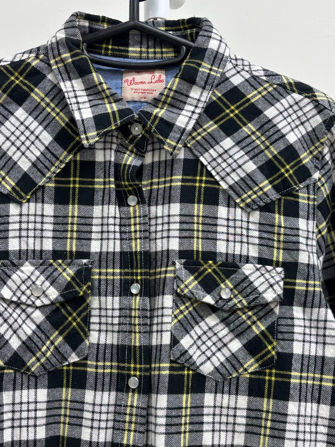 빈티지 체크 셔츠 상품이미지5