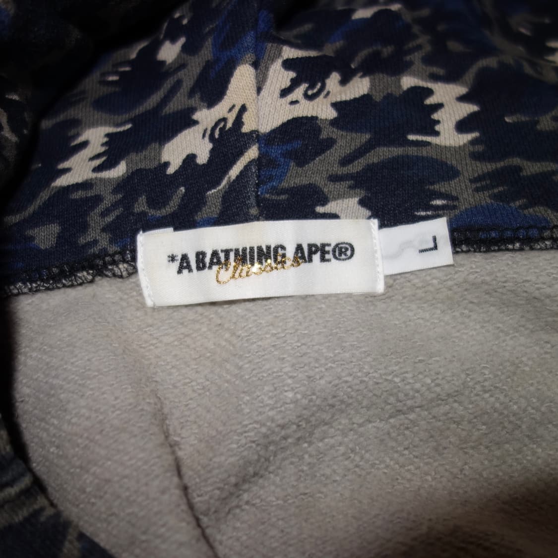 •베이프 레오파드 패턴 후드집업 상품이미지6