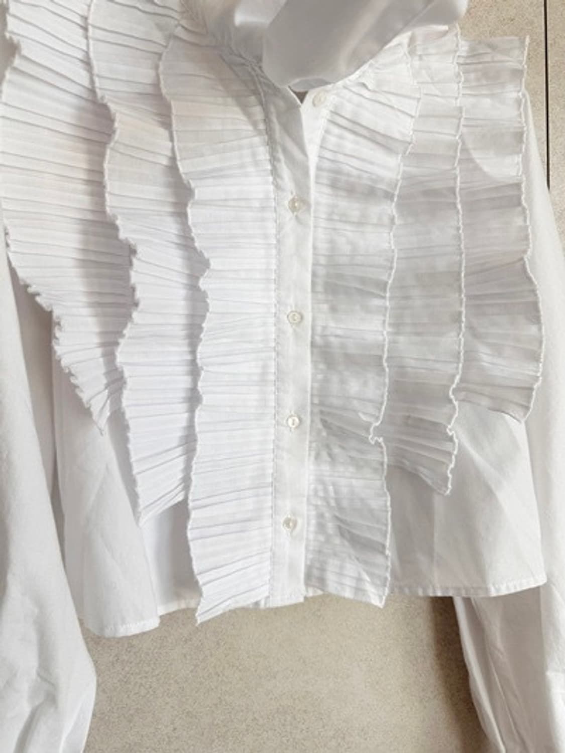 새) 자라 크롭 프릴 블라우스  상품이미지7