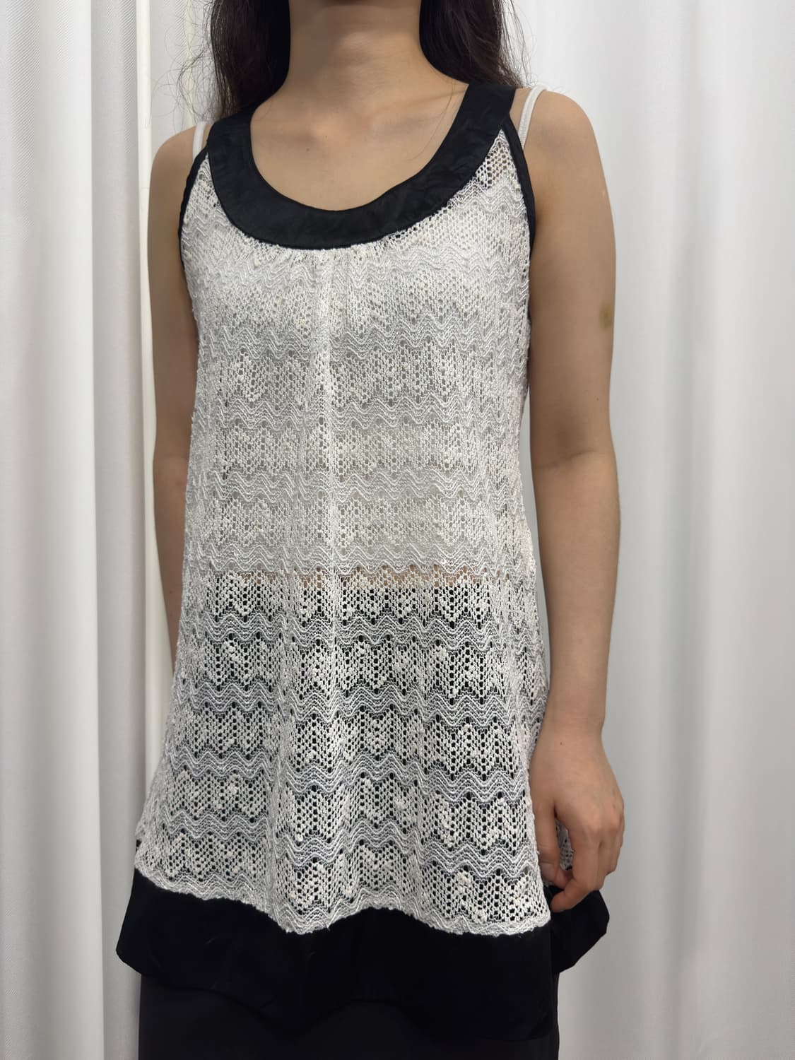 nanashi net spangle sleeveless 상품이미지1
