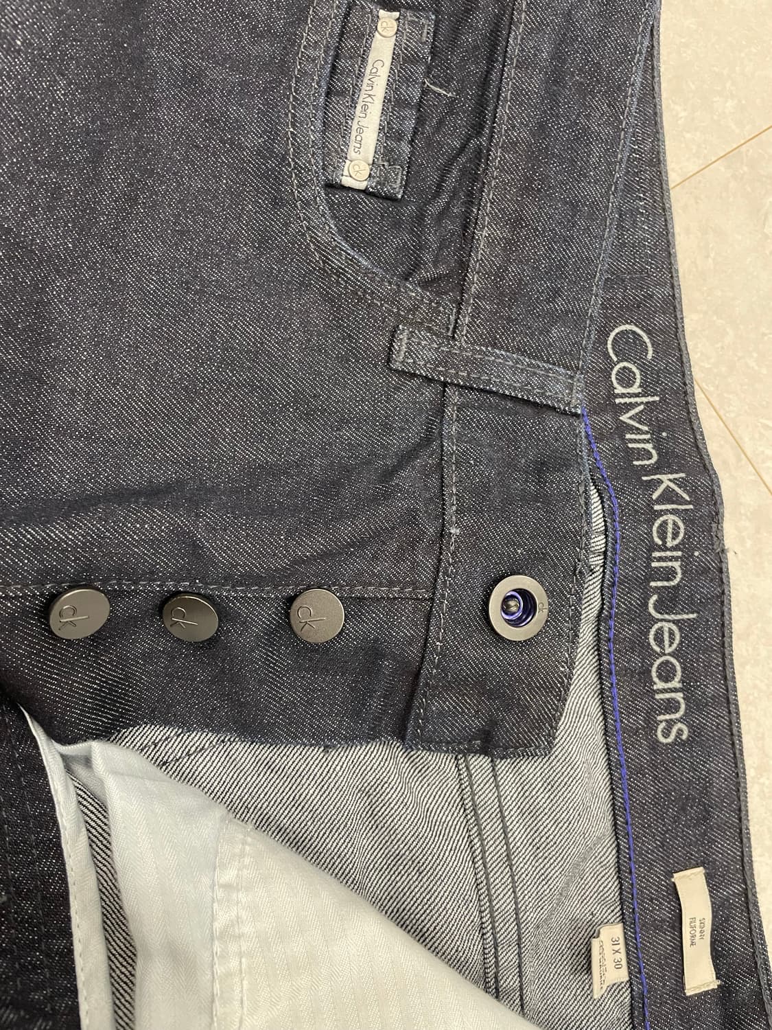 캘빈클라인 ck 진청 데님 청바지 31x30 상품이미지4