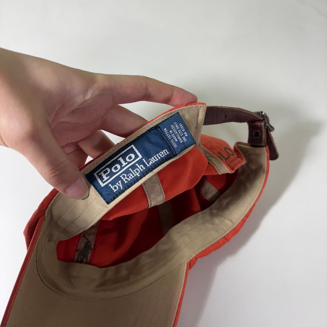 OS 폴로 랄프로렌 오렌지 포니 볼캡 상품이미지4