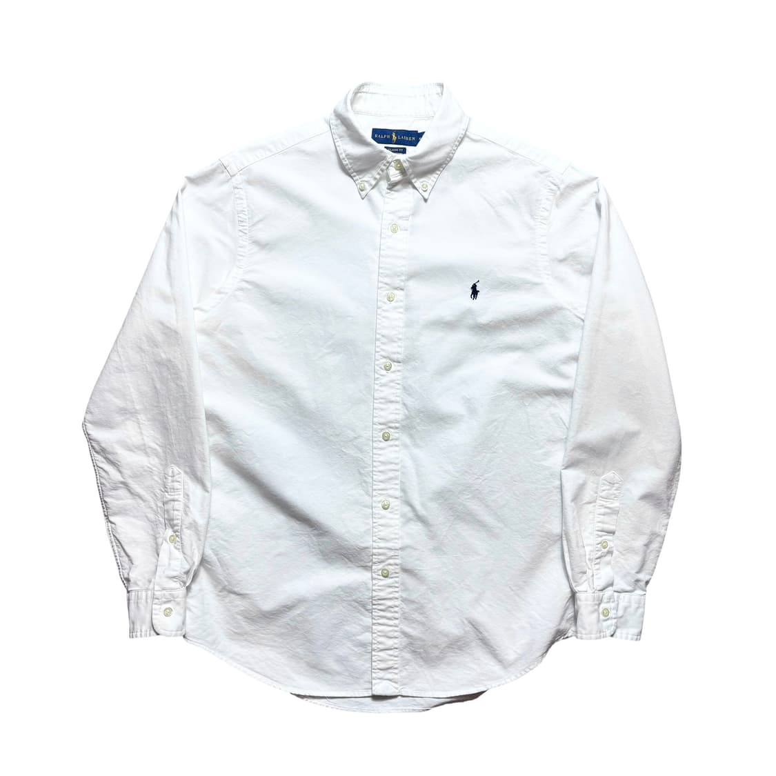 폴로 옥스퍼드면 화이트 셔츠 상품이미지1