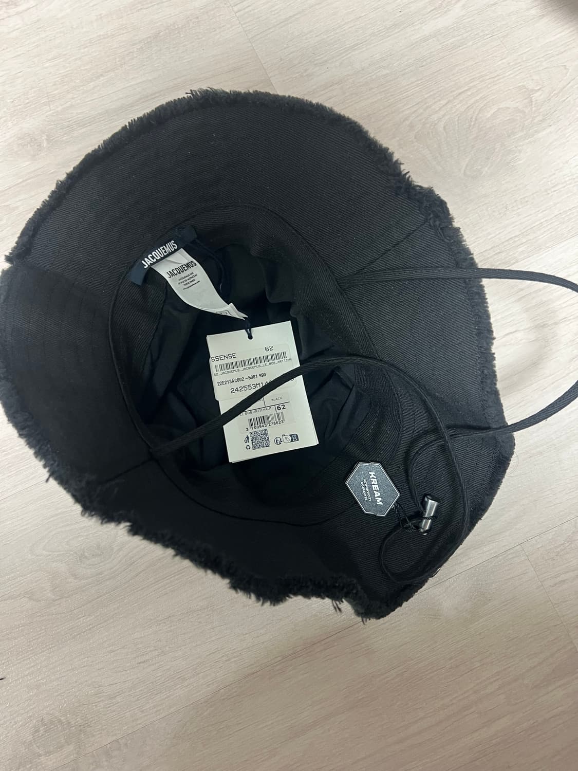 판매)자크뮈스 르밥 아티처크 버킷햇블랙 62새상품 상품이미지2