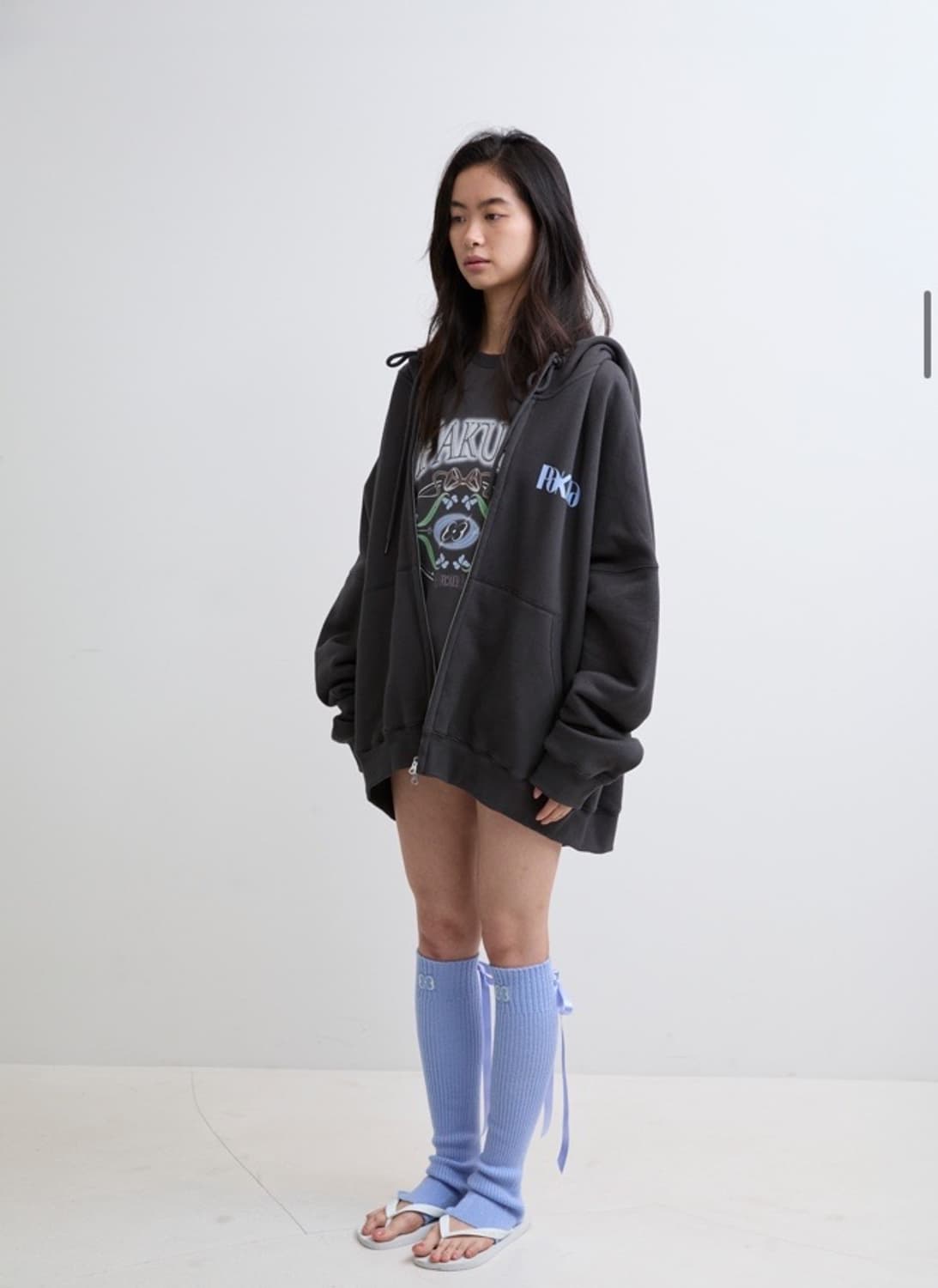파쿠아 버터플라이 후드집업 점퍼 상품이미지3