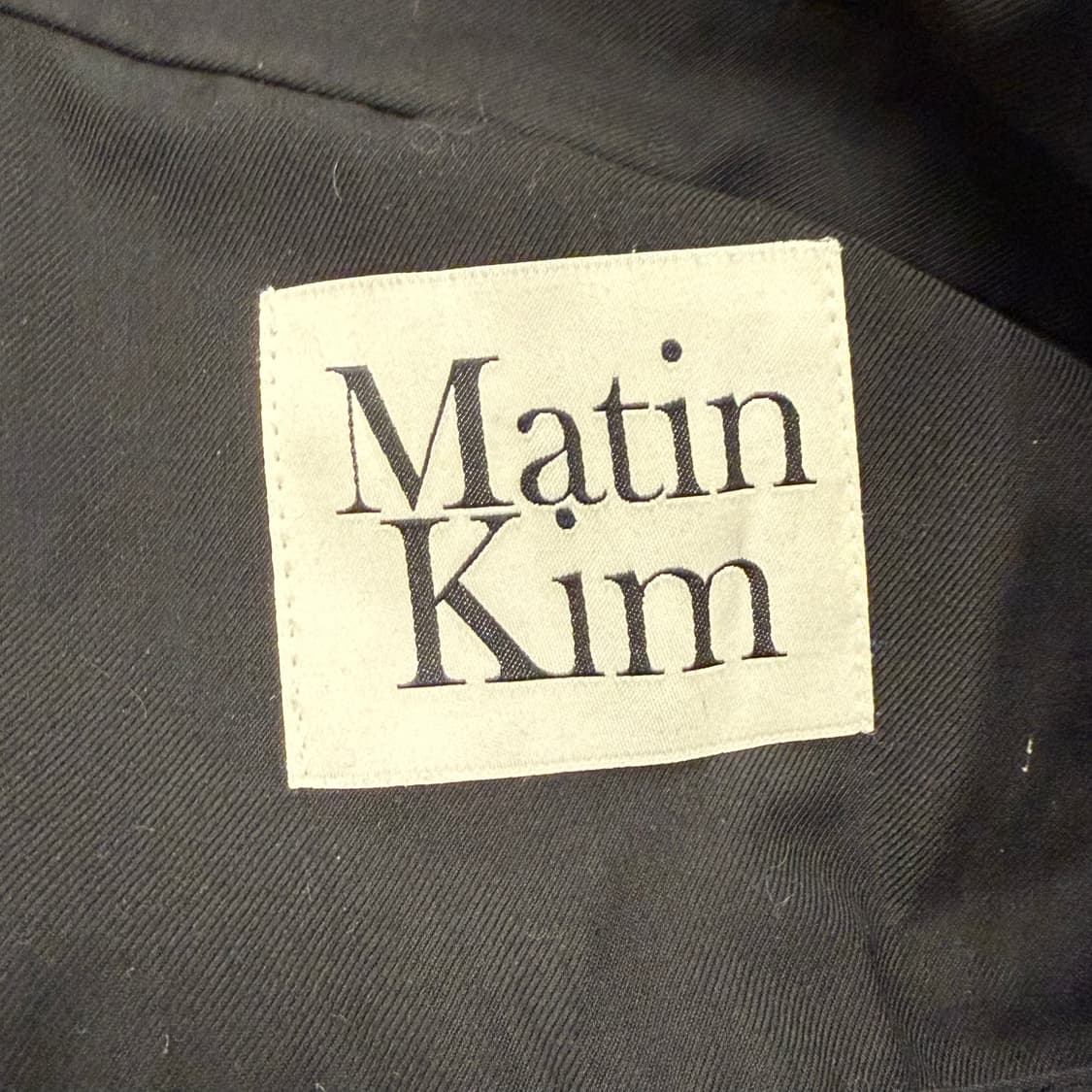 [정품] 마뗑킴 블랙 블레이저 자켓 b18 상품이미지5