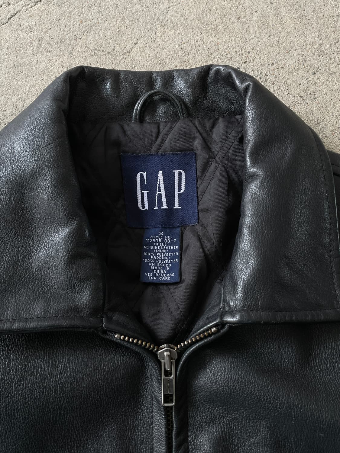 90s Old GAP Leather Jacket 상품이미지3