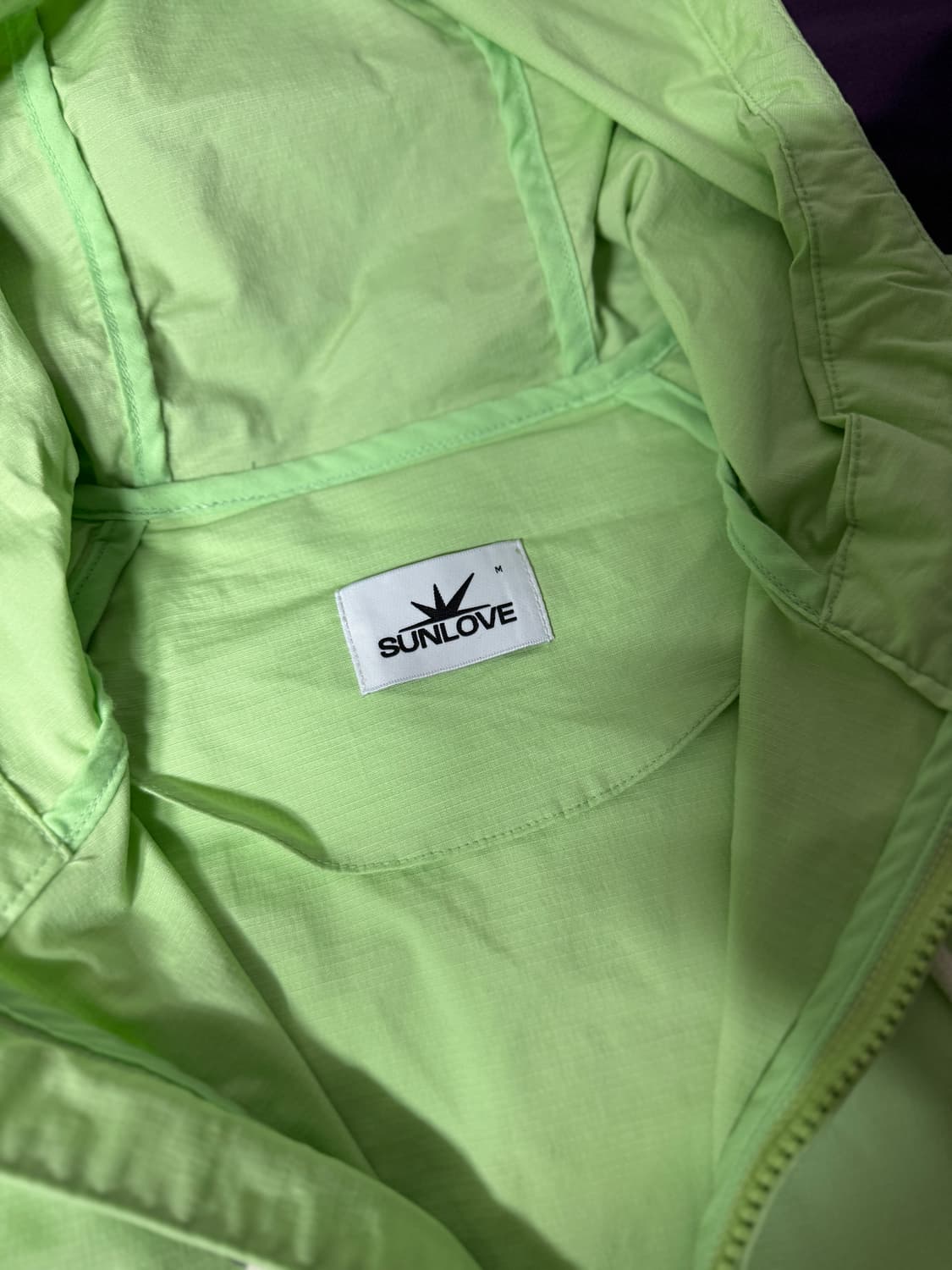 SUNLOVE 썬러브 투웨이 아노락 자켓 그린 상품이미지7