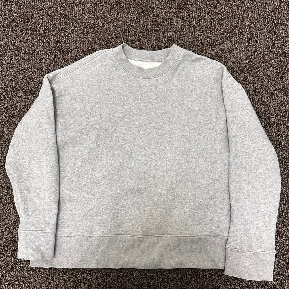 스튜디오 니콜슨 스웻 기모 맨투맨 그레이 XL 상품이미지1