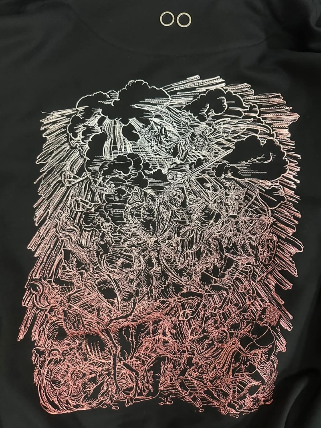 송지오옴므 자수 후드집업 상품이미지2