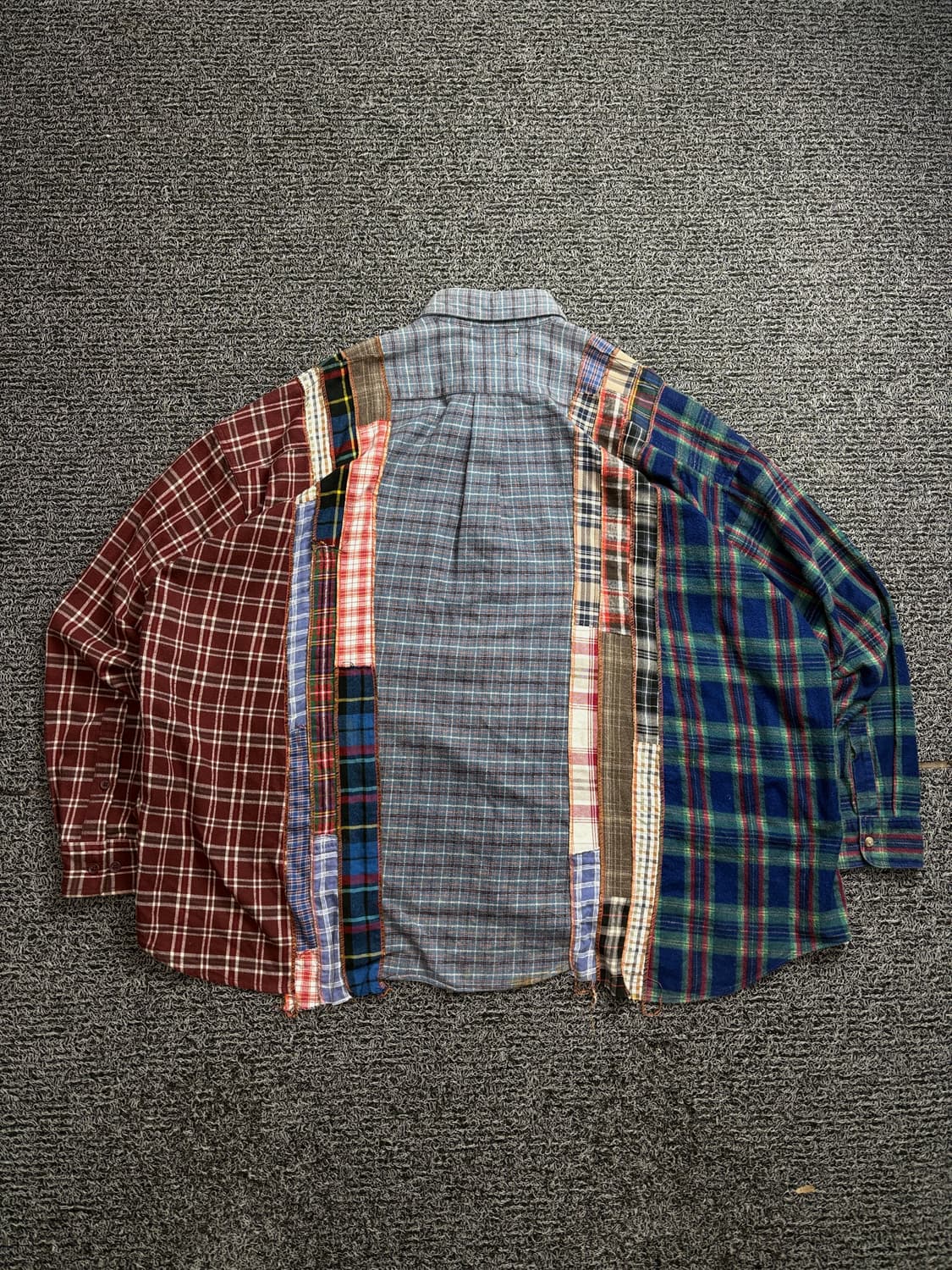 리빌드 리메이크 와이드 플란넬 셔츠 2337 상품이미지5