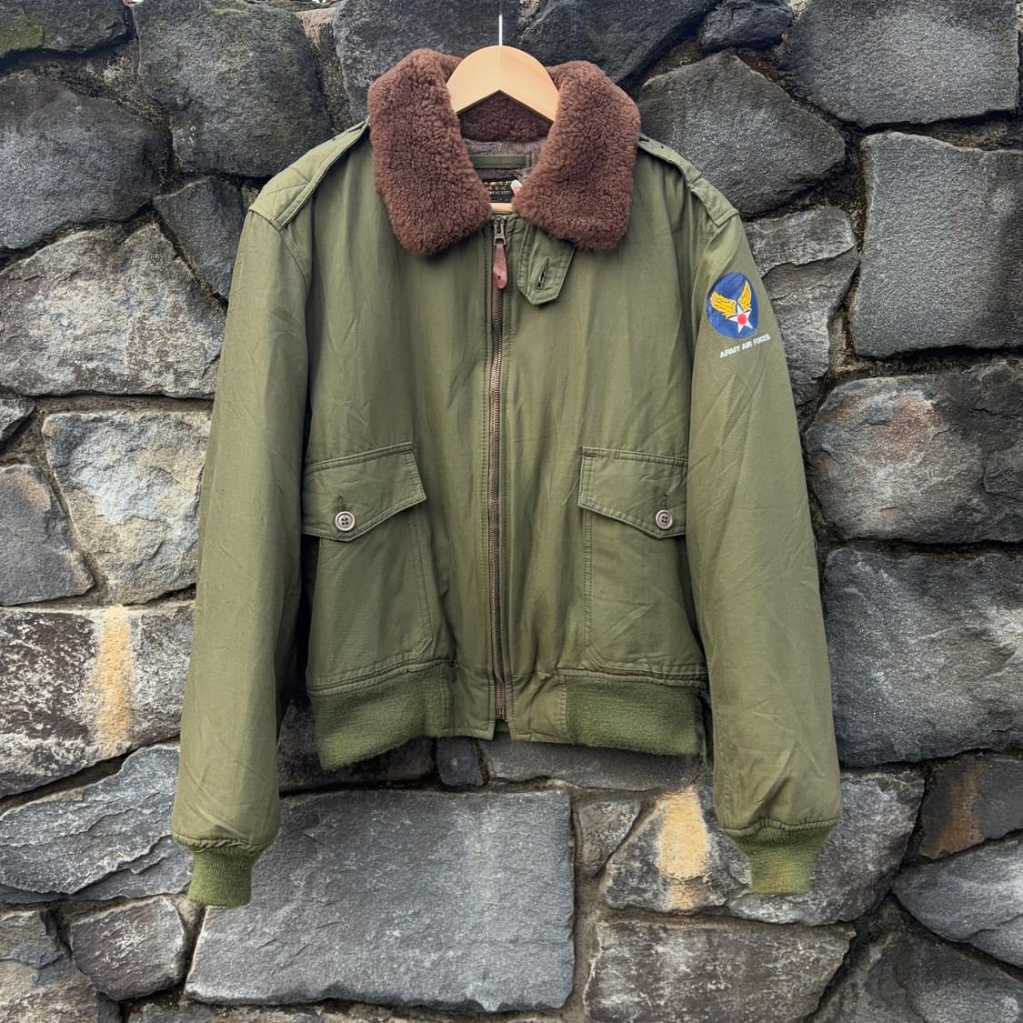 80~90s USA 스피왁 B-10 플라이트 자켓 상품이미지4