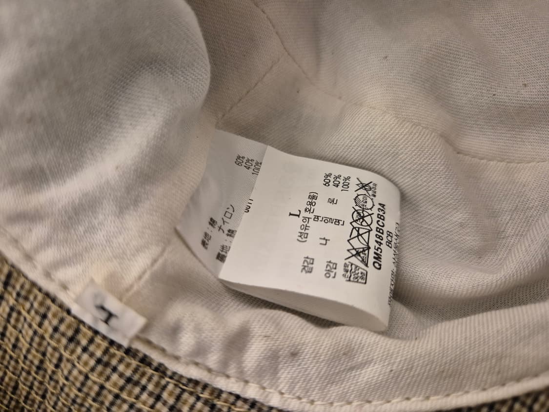 cableami 글렌체크 버킷 햇 상품이미지7