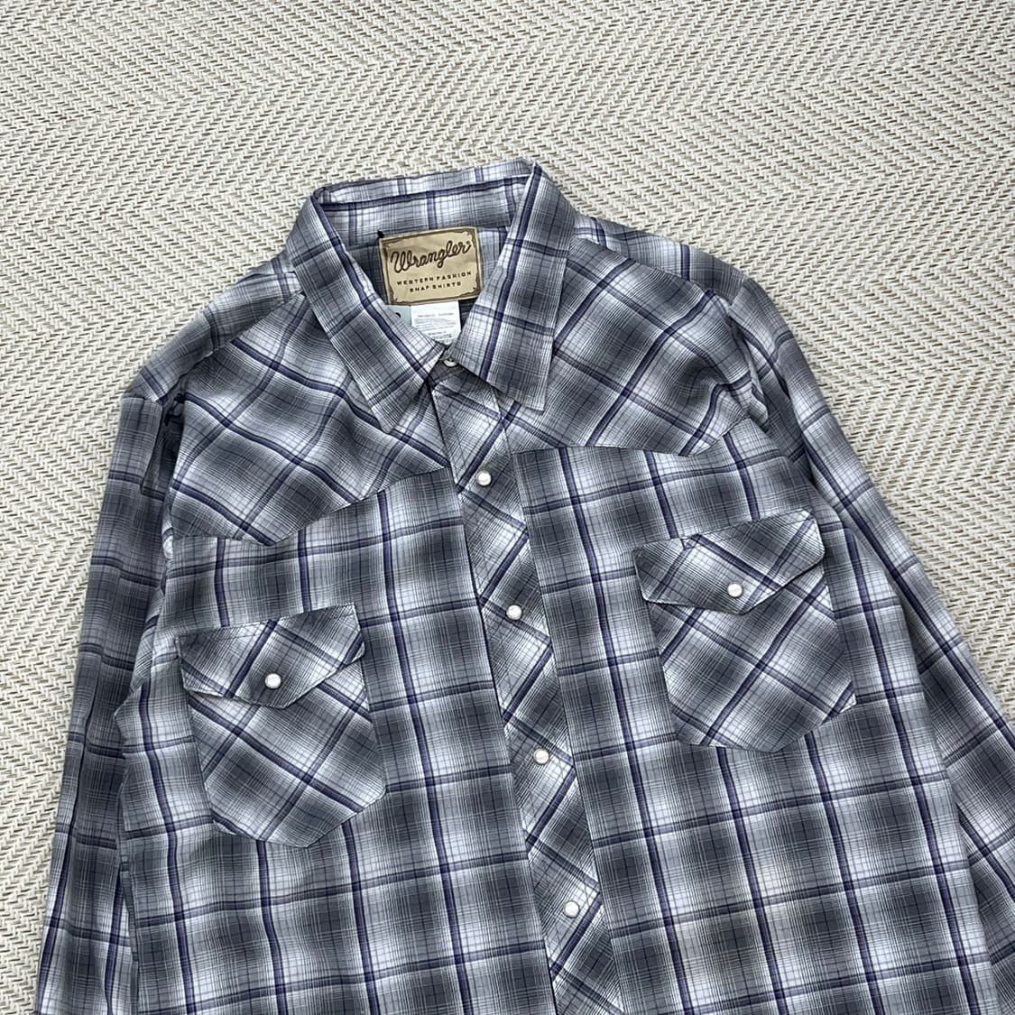 랭글러 웨스턴 체크셔츠 r2272 f 상품이미지3
