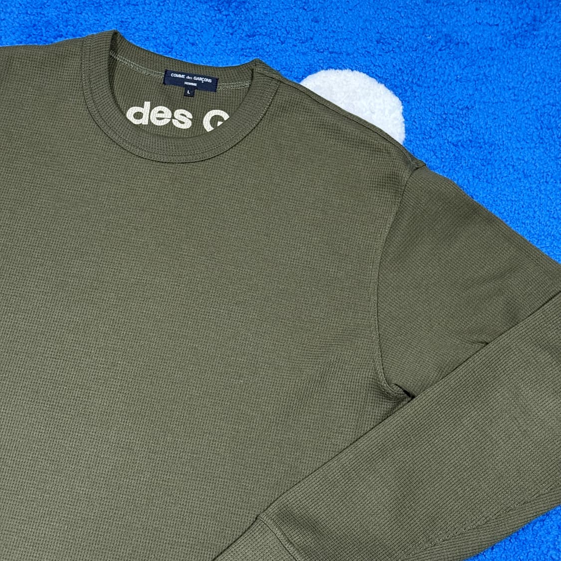 꼼데가르송 리버서블 와플 롱슬리브 L 상품이미지2