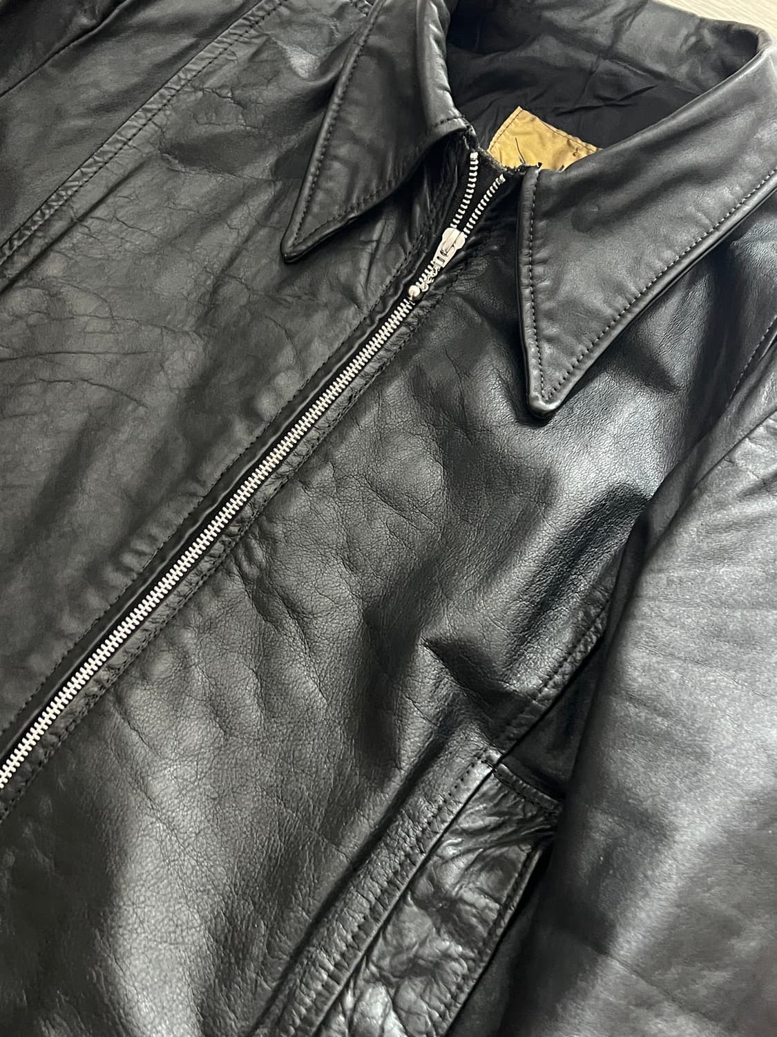 70s Sears 시어스 스포츠 레더자켓 상품이미지3