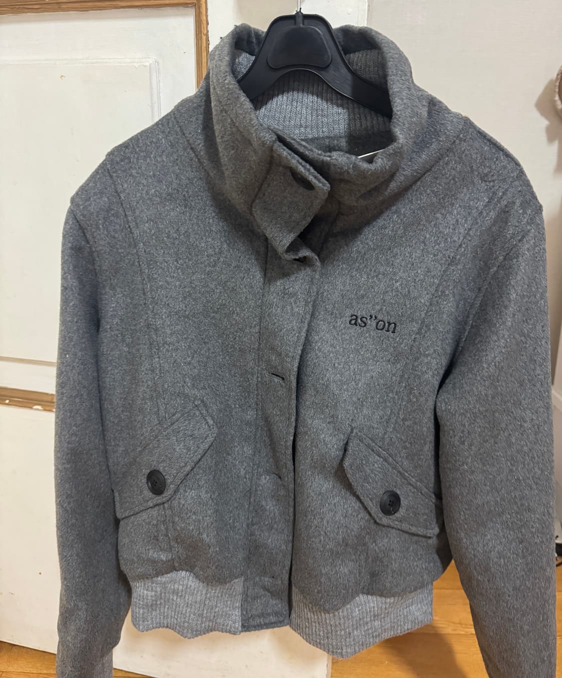 애즈온 DUMBO WOOL JACKET / GRAY 상품이미지4