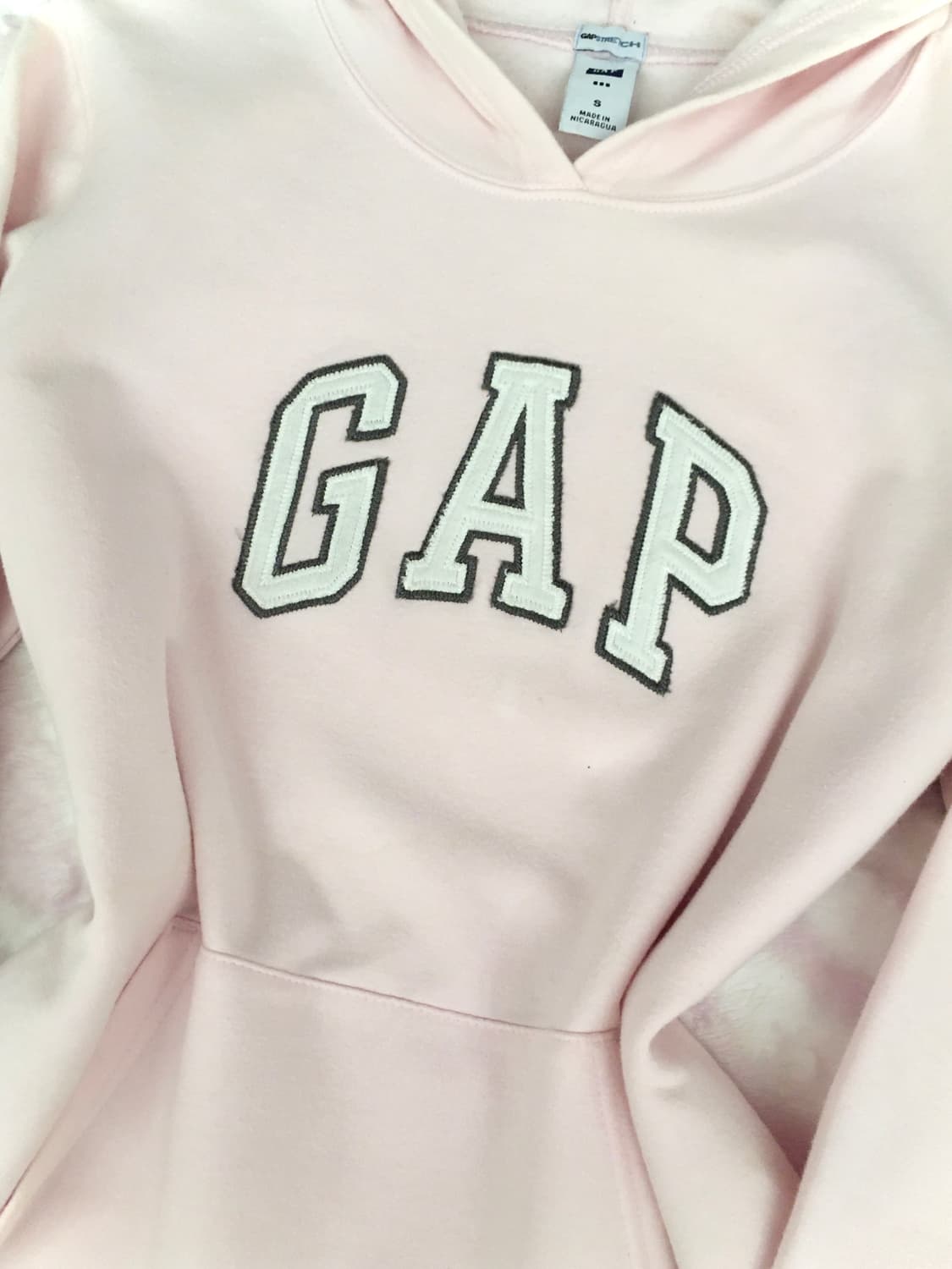 GAP 갭 딸기우유 핑크 로고 후드티 러블리힙 러힙 히메갸루 아베크롬비 상품이미지5