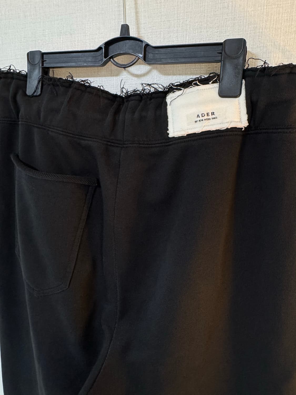 [A4]아더에러 덕트 테이프 스웻팬츠 블랙 상품이미지4