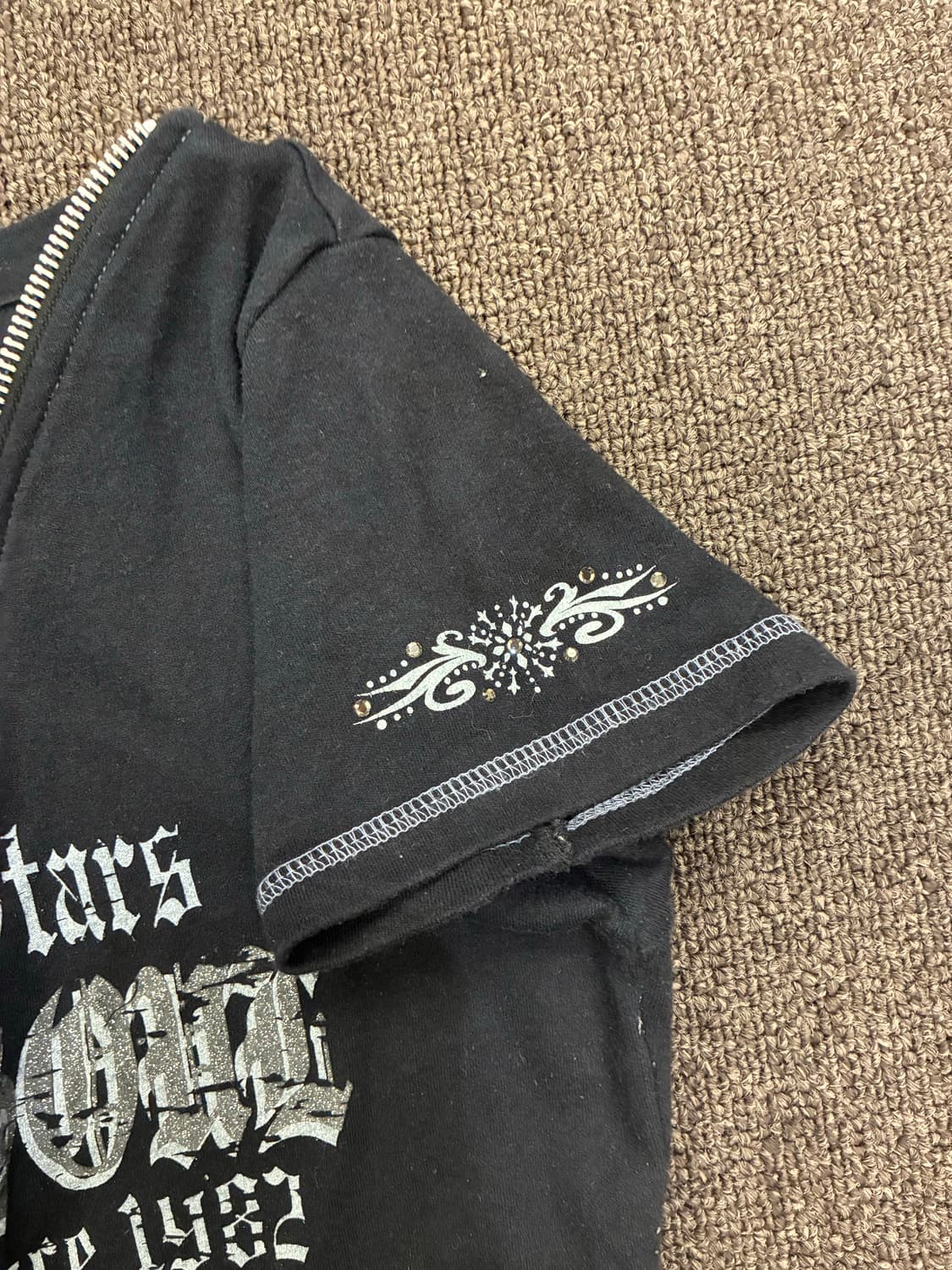 M)Japanese vintage 여성 레이어드 반팔 집업(이염) 상품이미지5