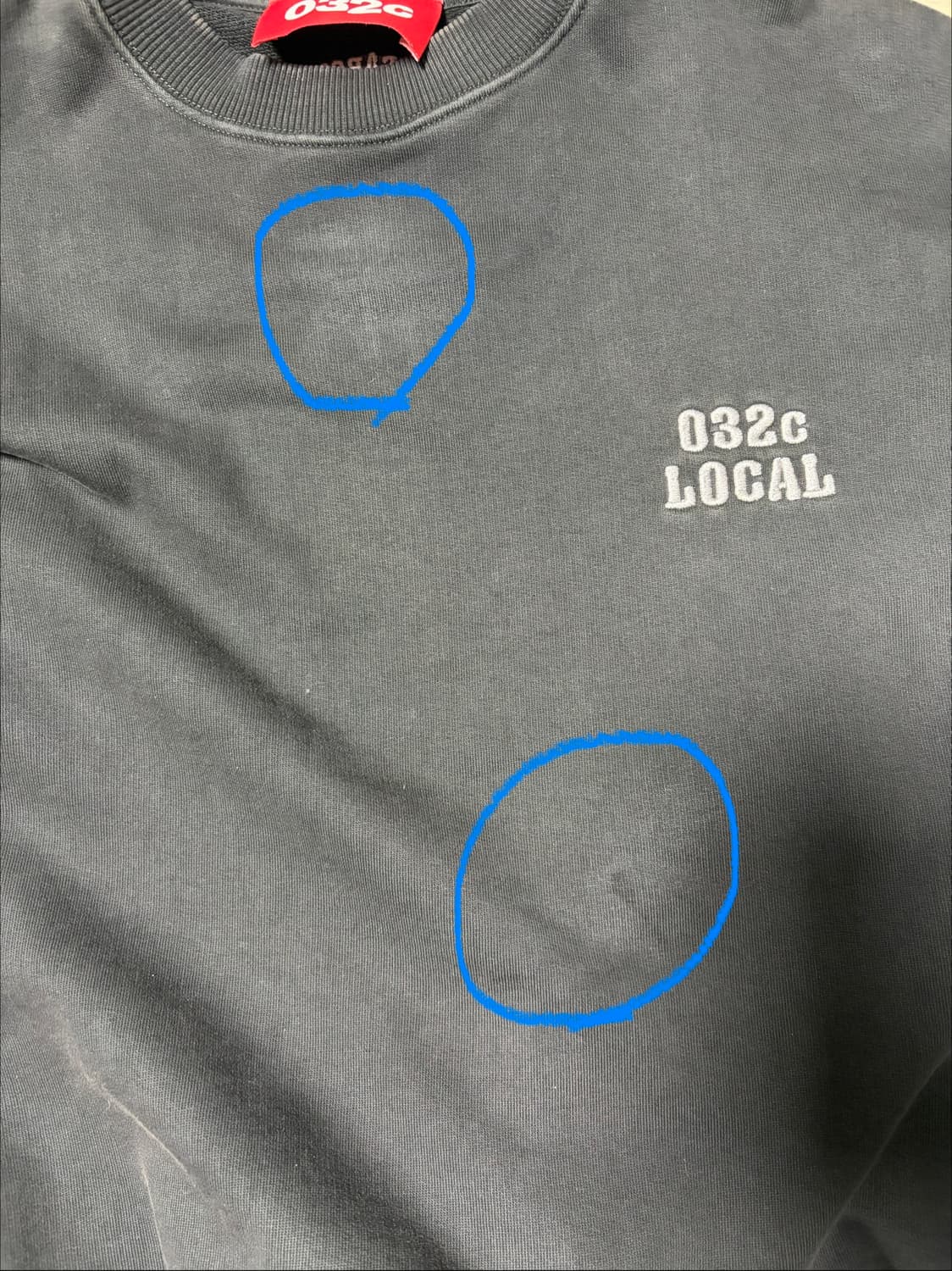 032c 다크그레이 맨투맨 M사이즈 상품이미지6