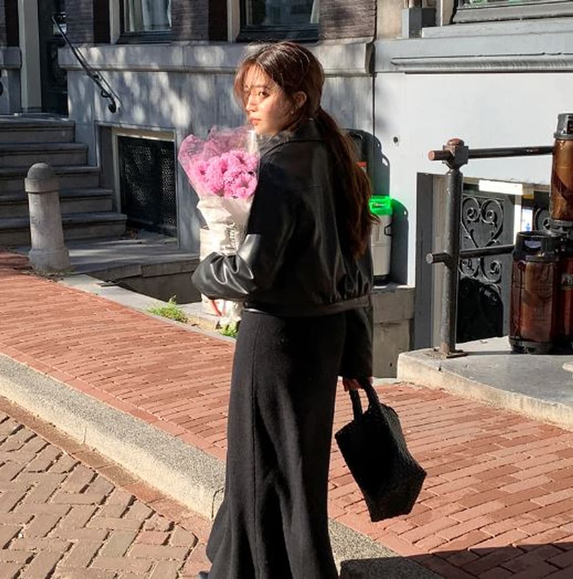 [새상품] 제이엘프 제작 누빔 가죽자켓(점퍼) 상품이미지5