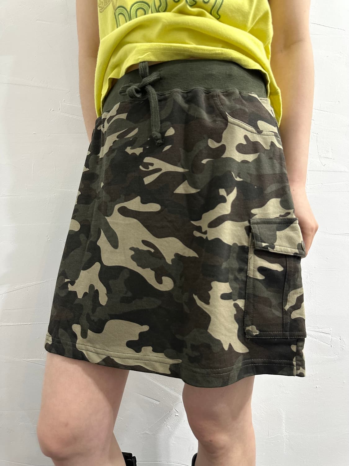 camo mini skirt 상품이미지1