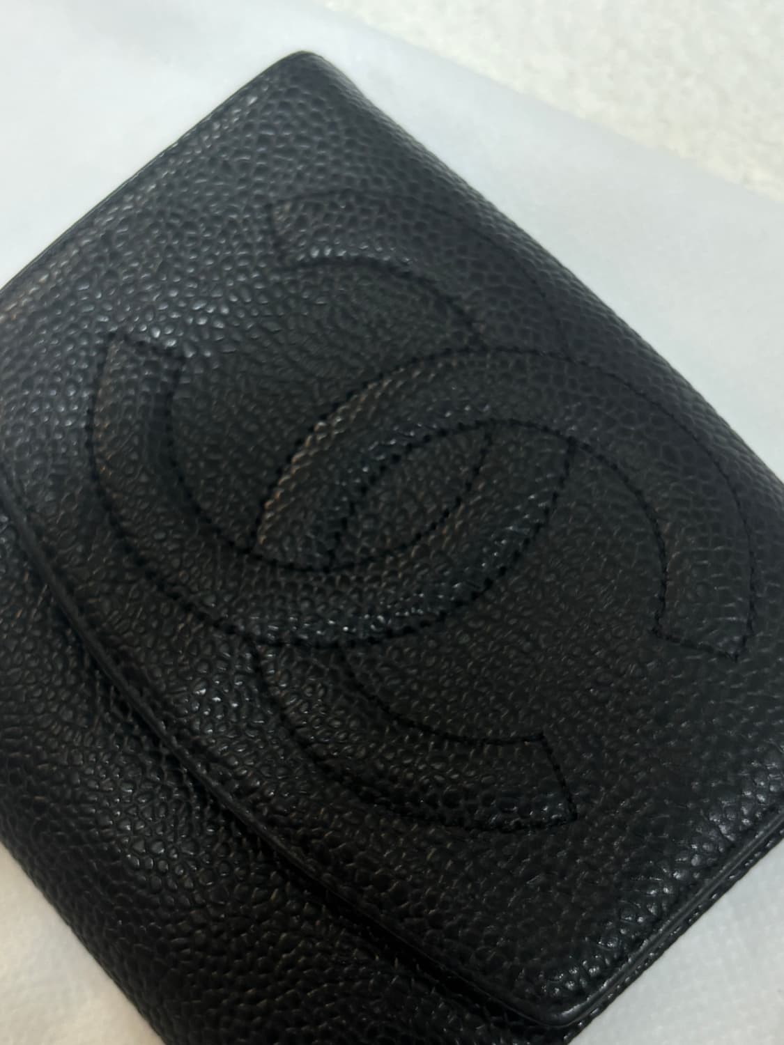 샤넬 캐비어 반지갑 상품이미지3