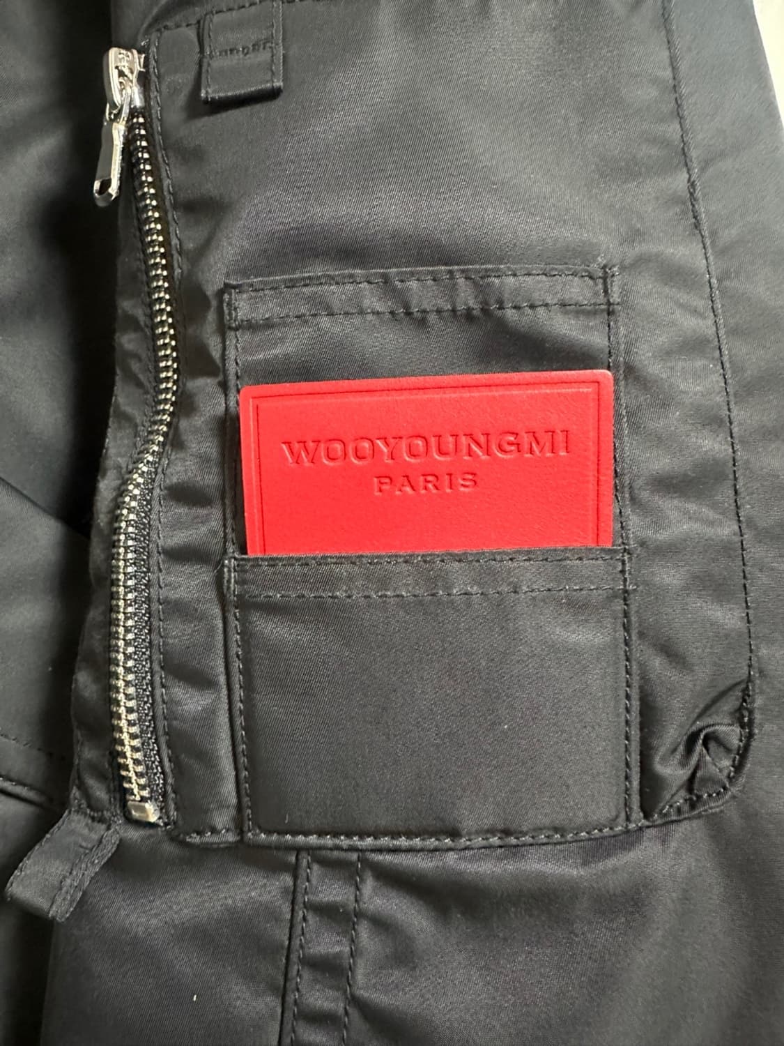 [48]우영미 자수 패치 디테일 MA-1 블랙 상품이미지4