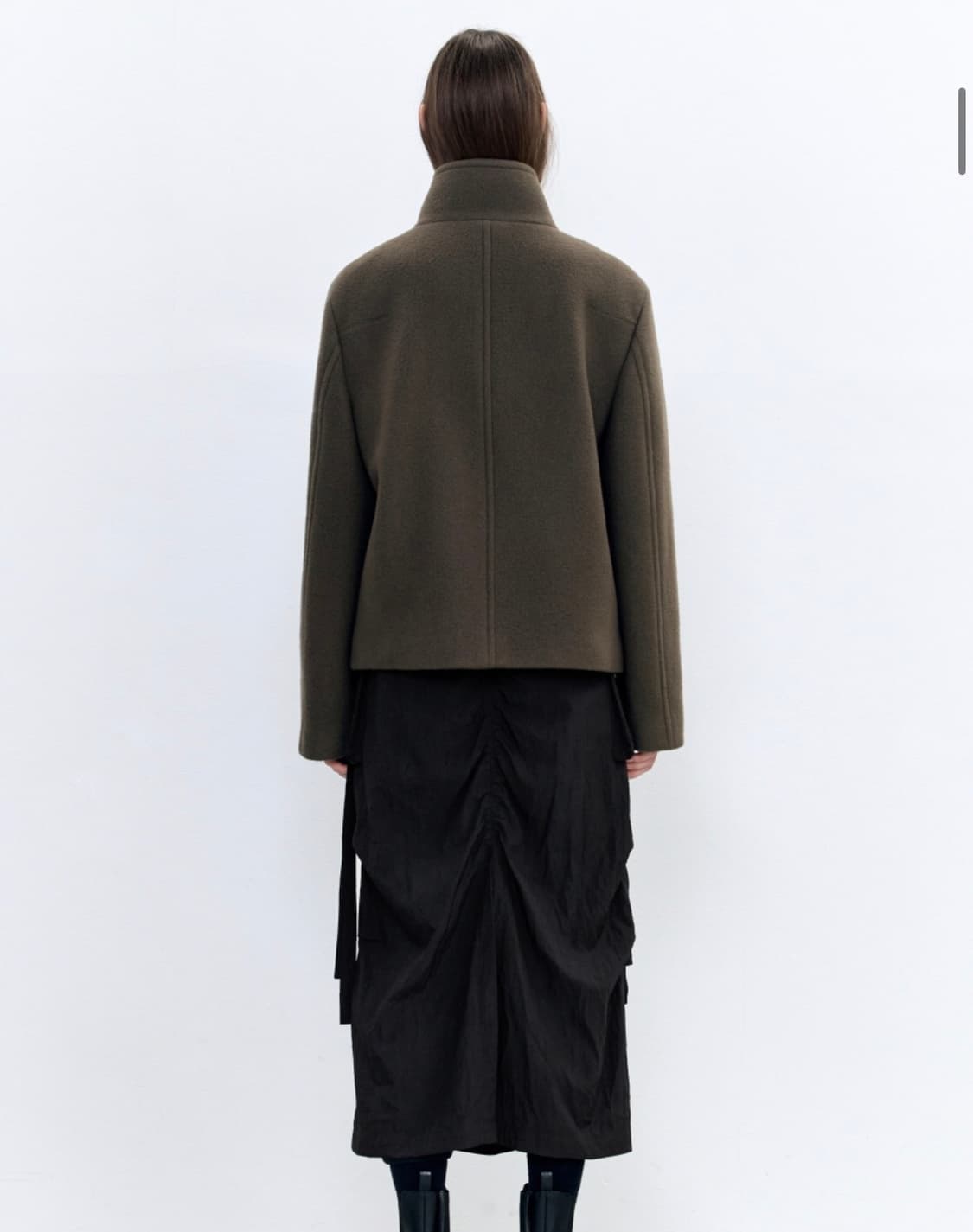 인사일런스 미니멀 코트 BROWN 상품이미지4